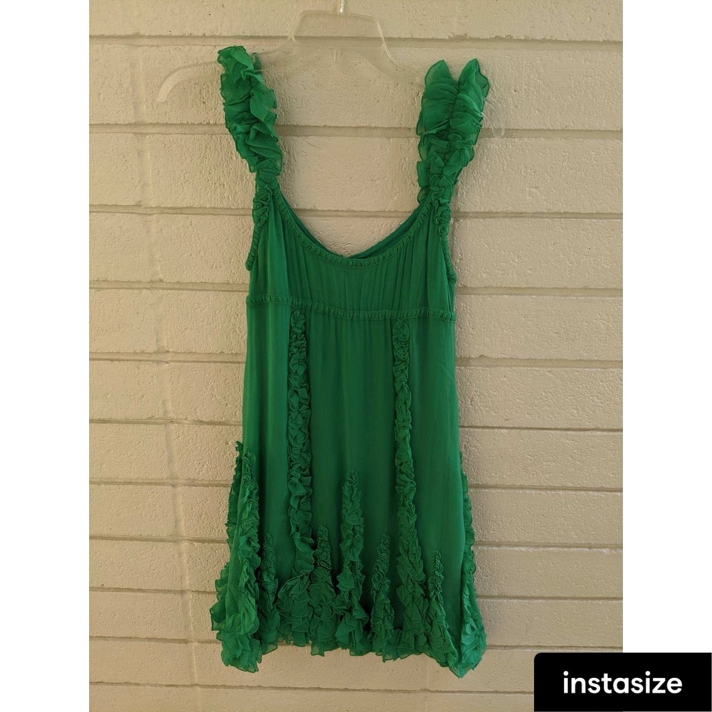 EUC Green dress, only worn once - Picture 2 of 2